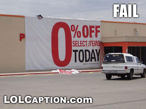 Funny Sign Faces on Funny Signs 0 Percent Off Sale Jpg